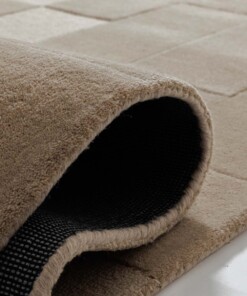 Alfombra retro - Summit Check beige - close up, thumbnail