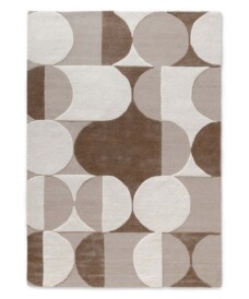 Alfombra retro - Summit Circles beige - overzicht, thumbnail