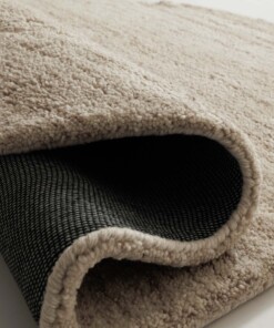 Alfombra redonda bereber - Nomad beige - close up, thumbnail