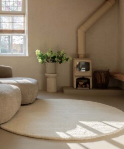 Alfombra redonda bereber - Nomad marfil - sfeer