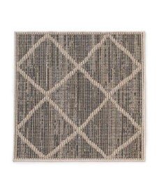 Alfombra cuadrada exterior a rombos - Sunny Beige - overzicht, thumbnail
