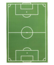 Alfombra infantil lavable - Fluffito Campo Verde - overzicht, thumbnail