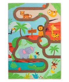 Alfombra infantil lavable - Snugway Jungla Verde - overzicht, thumbnail