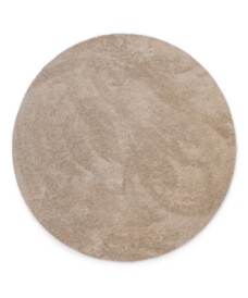 Alfombra redonda lavable - Fresh beige - overzicht, thumbnail