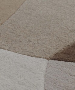 Alfombra de lana - Dune beige - close up, thumbnail