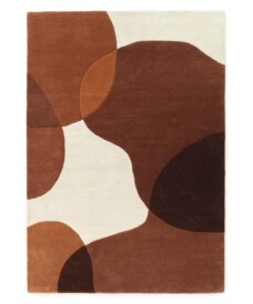 Alfombra de lana - Dune terracota - overzicht, thumbnail