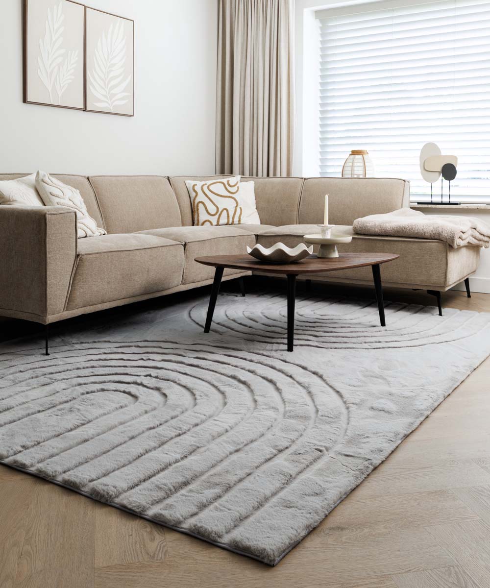 Alfombra suave - Carvy Gris Claro - sfeer Alfombra suave - Carvy Gris Claro - sfeer