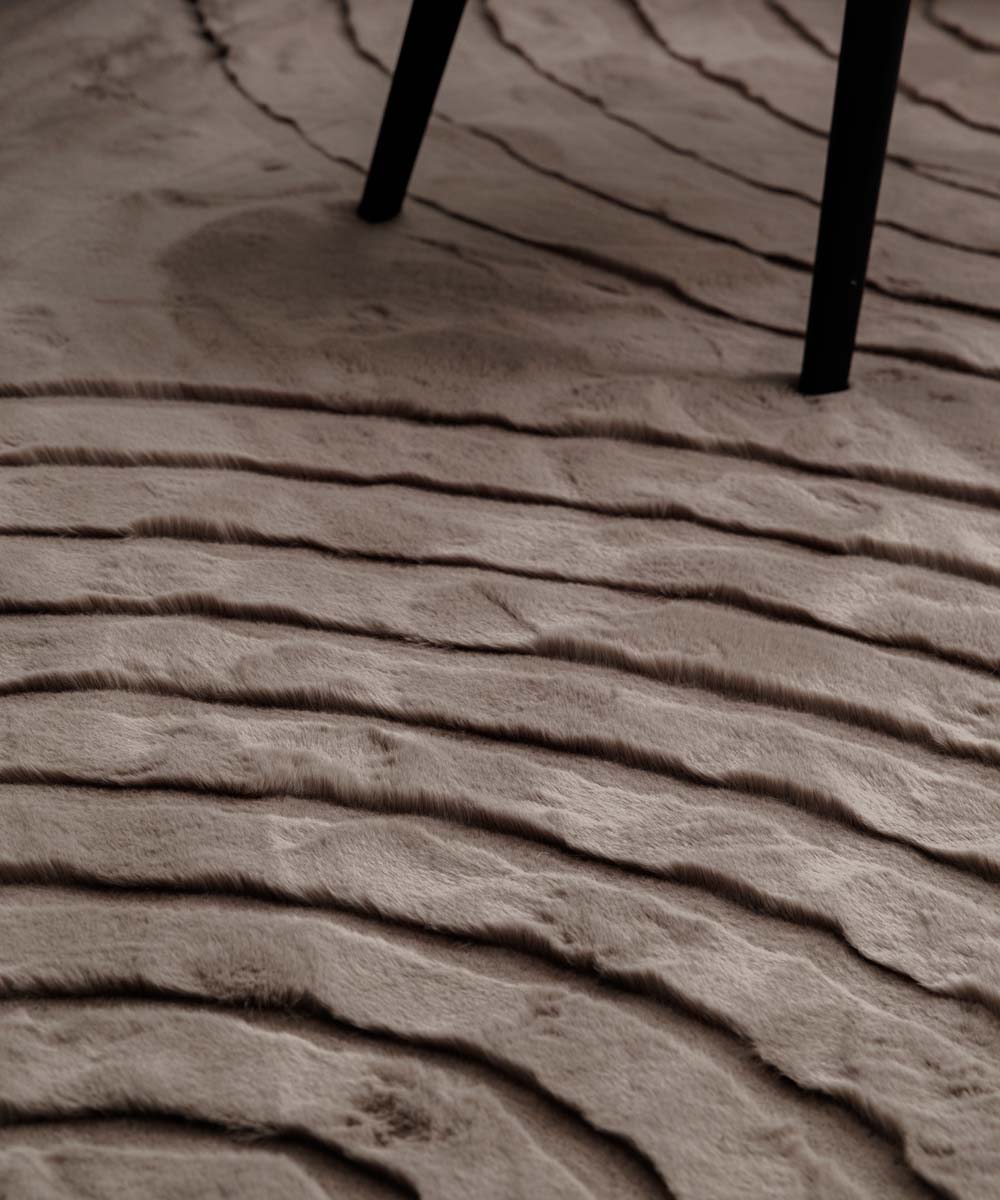 Alfombra suave - Carvy Topo - close up Alfombra suave - Carvy Topo - close up