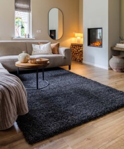 Alfombra de pelo largo Shaggy Grand - Antracita - sfeer