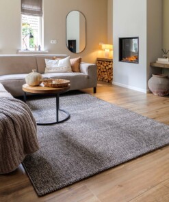 Alfombra pelo corto - Loom gris - sfeer