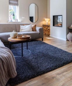 Alfombra cuadrada de pelo largo - Shaggy Grand Antracita - sfeer