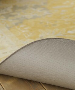 Alfombra exterior vintage - Valenca Luna amarillo - close up, thumbnail Alfombra exterior vintage - Valenca Luna amarillo - close up, thumbnail