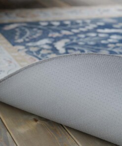 Alfombra exterior vintage - Valenca Sera azul oscuro - close up, thumbnail Alfombra exterior vintage - Valenca Sera azul oscuro - close up, thumbnail