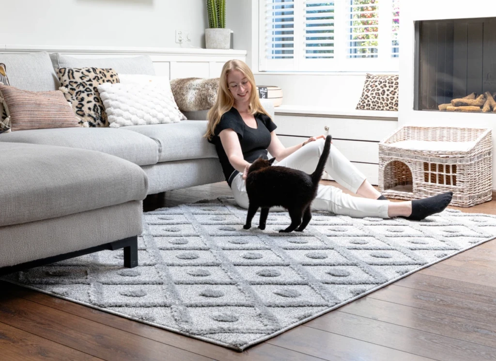 alfombra geométrica