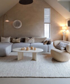 Alfombra de lana - Silvull beige - sfeer