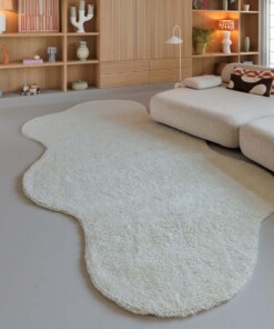 Alfombra orgánica - Tjørne Swell marfil - sfeer