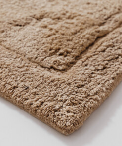 Alfombra de baño - Lunja beige - close up, thumbnail