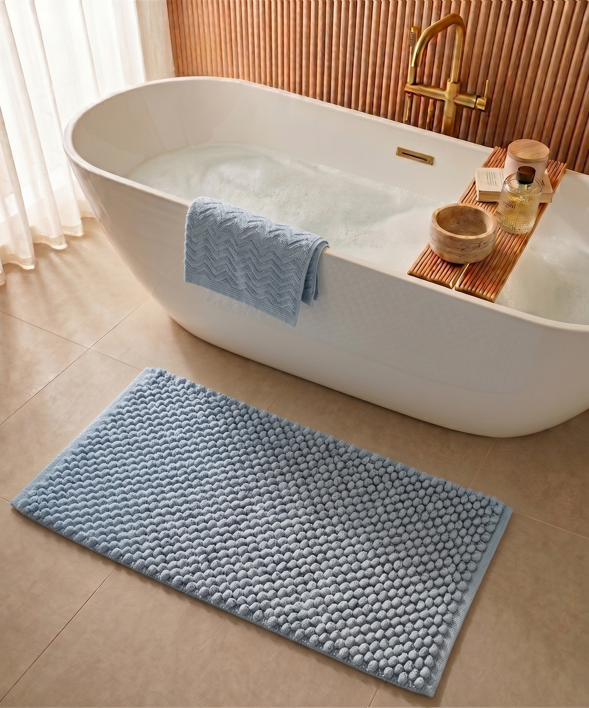 Alfombra de baño - Sensa azul - sfeer Alfombra de baño - Sensa azul - sfeer