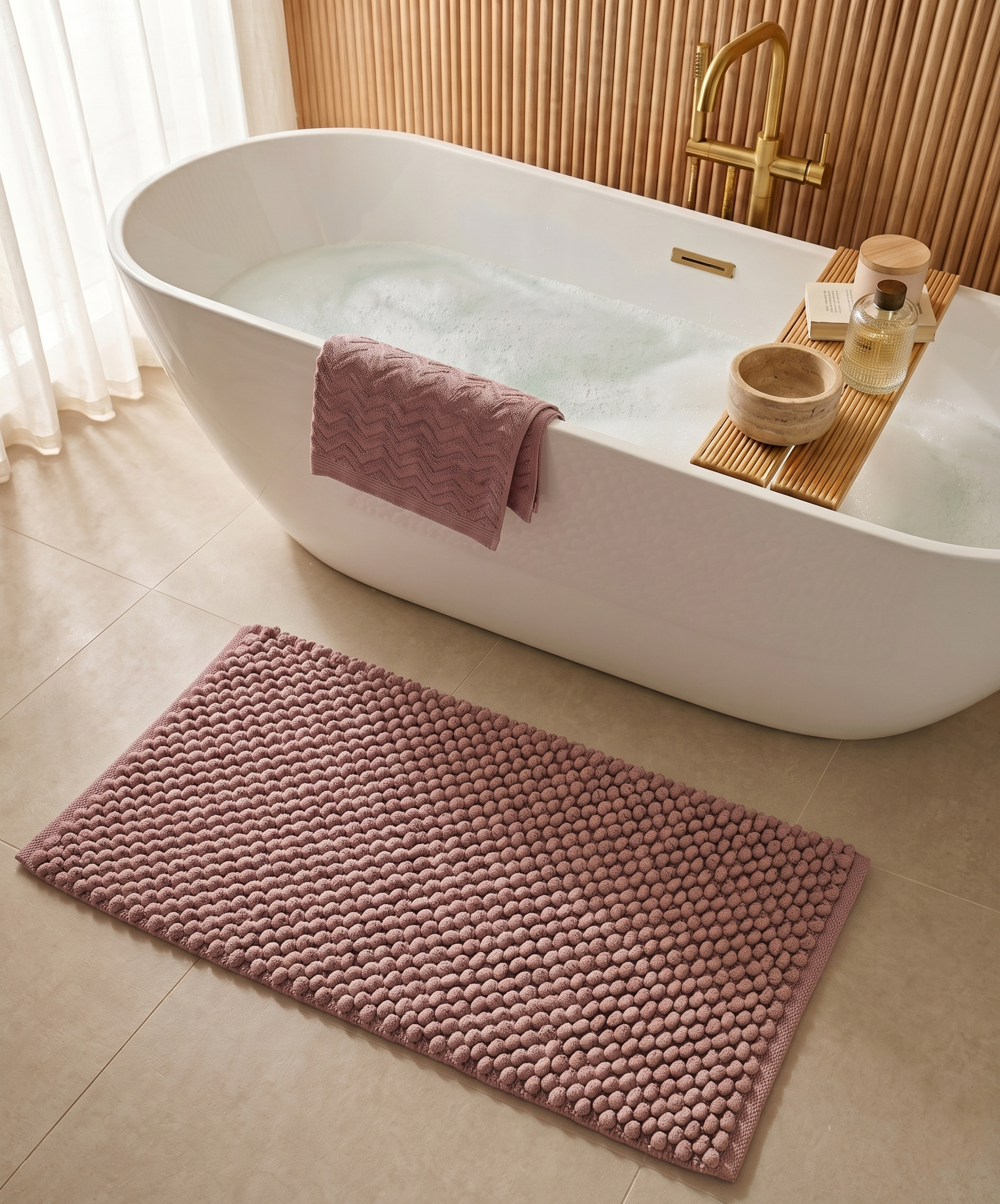 Alfombra de baño - Sensa rosa - sfeer Alfombra de baño - Sensa rosa - sfeer