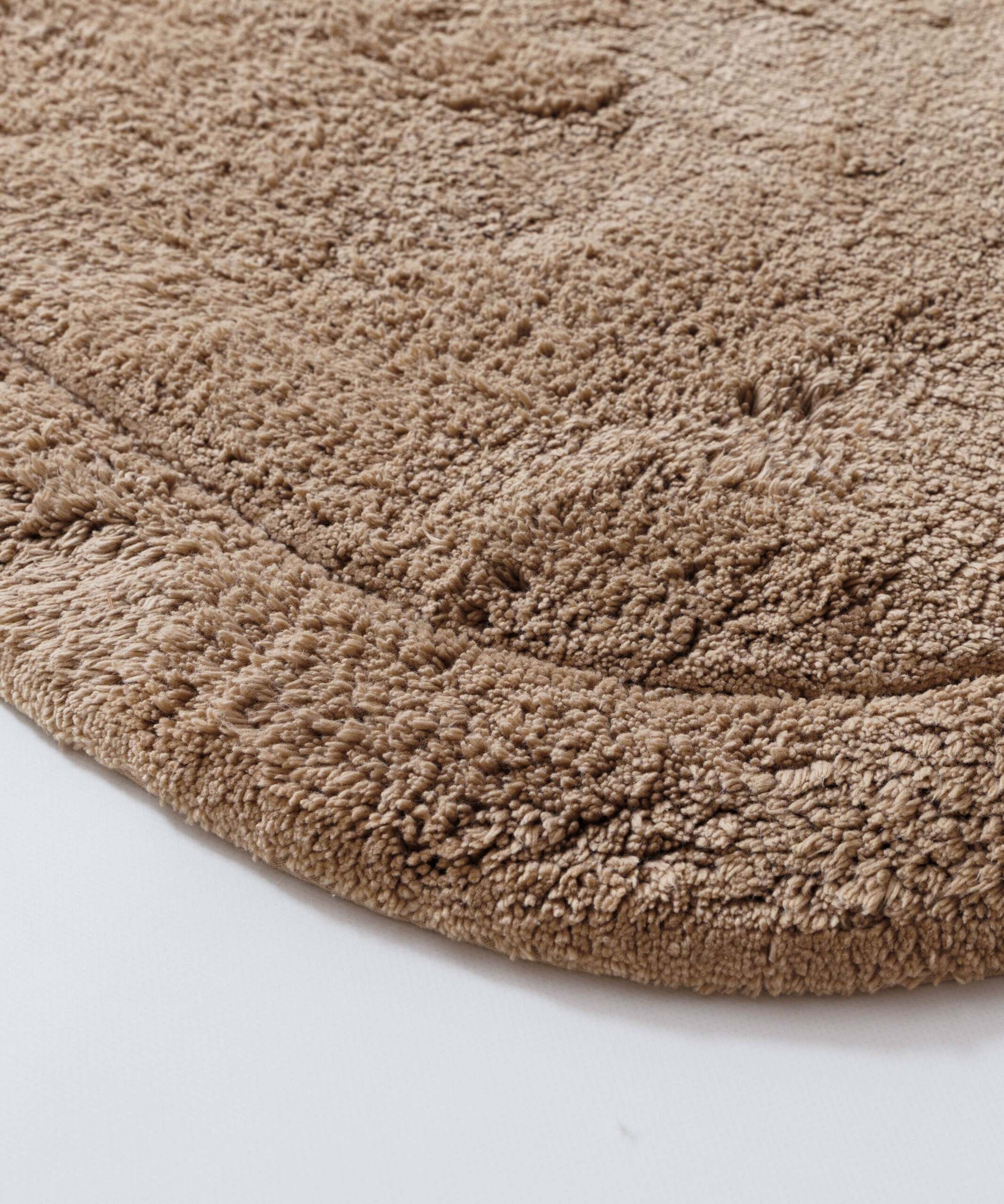 Alfombra de baño orgánica - Lunja Pebble beige - close up Alfombra de baño orgánica - Lunja Pebble beige - close up