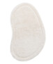 Alfombra de baño orgánica - Lunja Pebble marfil - overzicht, thumbnail