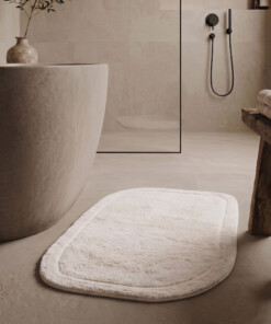 Alfombra de baño orgánica - Lunja marfil - sfeer