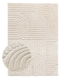 Alfombra de estilo escandinavo - Arc Bend Crema - overzicht, thumbnail