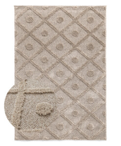 Alfombra de estilo escandinavo - Arc Diamond Beige - overzicht