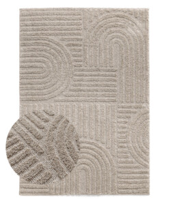 Alfombra de estilo escandinavo - Arc Bend Beige - overzicht