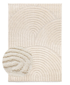Alfombra de estilo escandinavo - Arc Curve Crema - overzicht