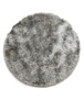 Alfombra redonda de terciopelo - Auréa plata - overzicht, thumbnail