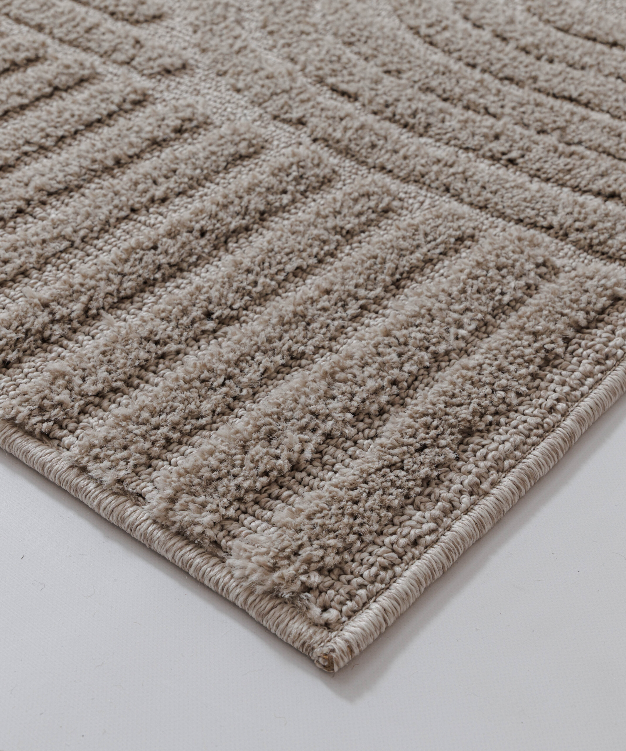 Alfombra de estilo escandinavo - Arc Bend Beige - close up Alfombra de estilo escandinavo - Arc Bend Beige - close up