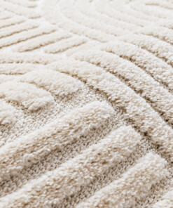 Alfombra de estilo escandinavo - Arc Bend Crema