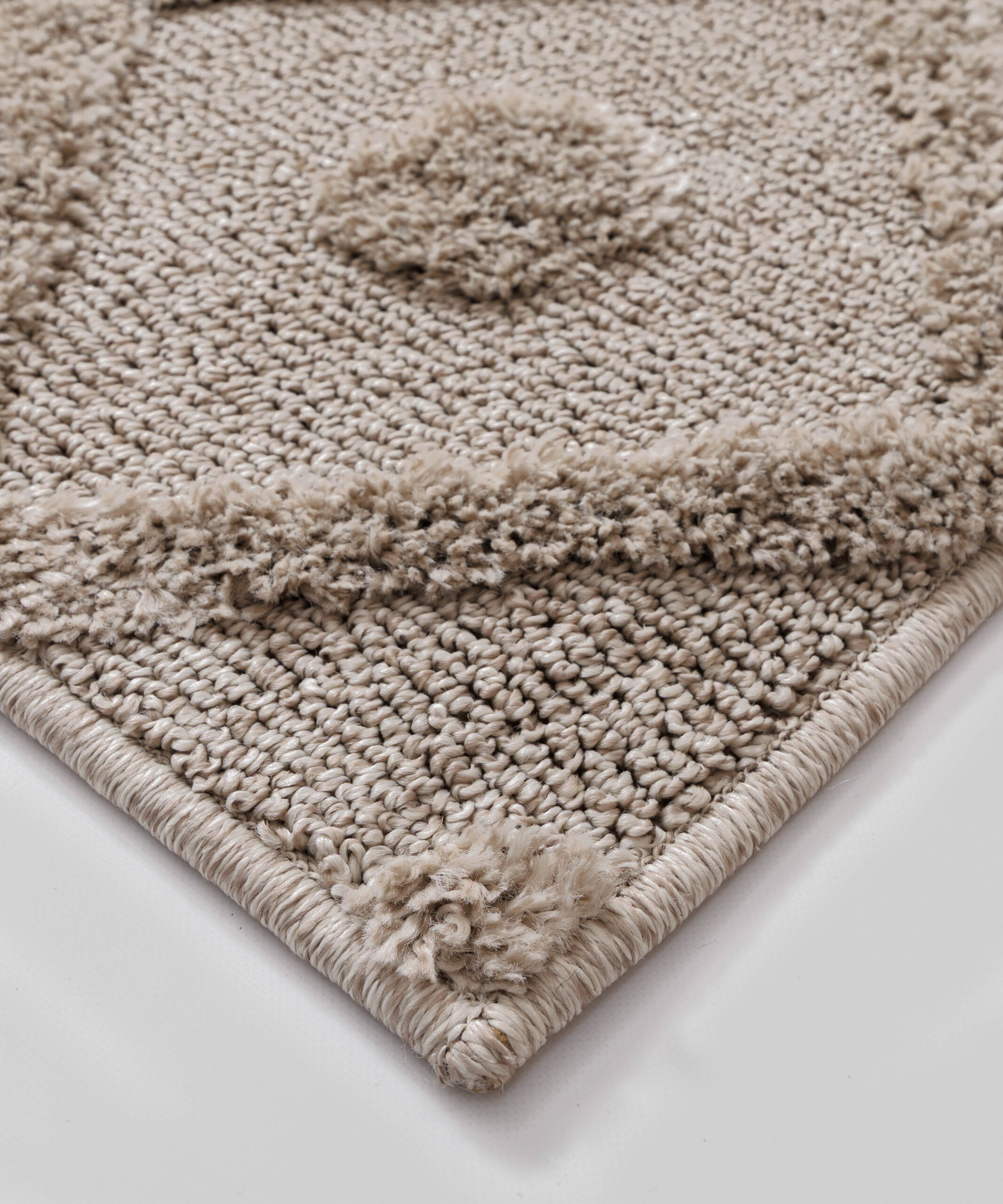 Alfombra de estilo escandinavo - Arc Diamond Beige - close up Alfombra de estilo escandinavo - Arc Diamond Beige - close up