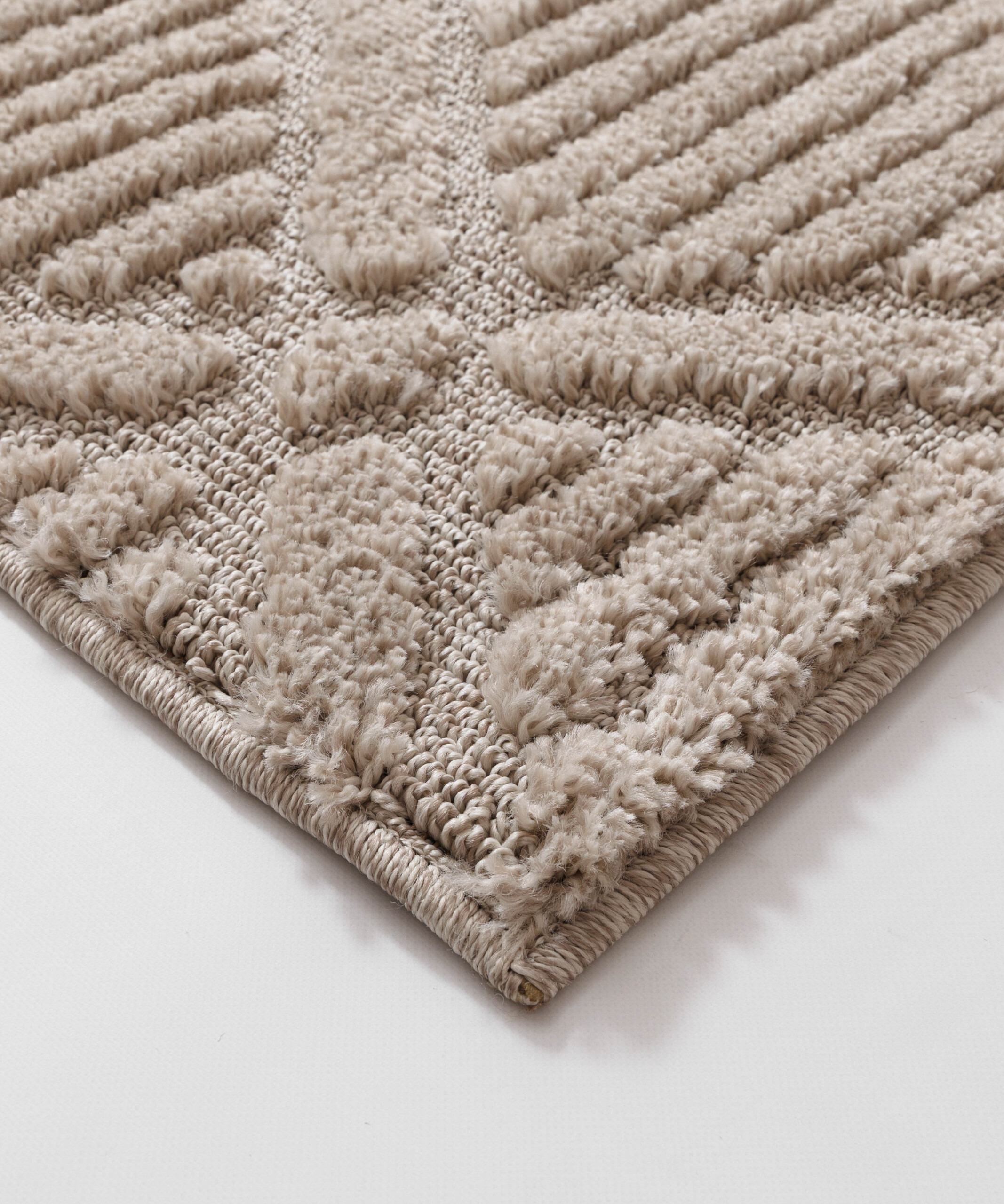 Alfombra de estilo escandinavo - Arc Gem Beige - close up Alfombra de estilo escandinavo - Arc Gem Beige - close up