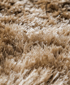 Alfombra redonda de terciopelo - Auréa beige - close up, thumbnail Alfombra redonda de terciopelo - Auréa beige - close up, thumbnail