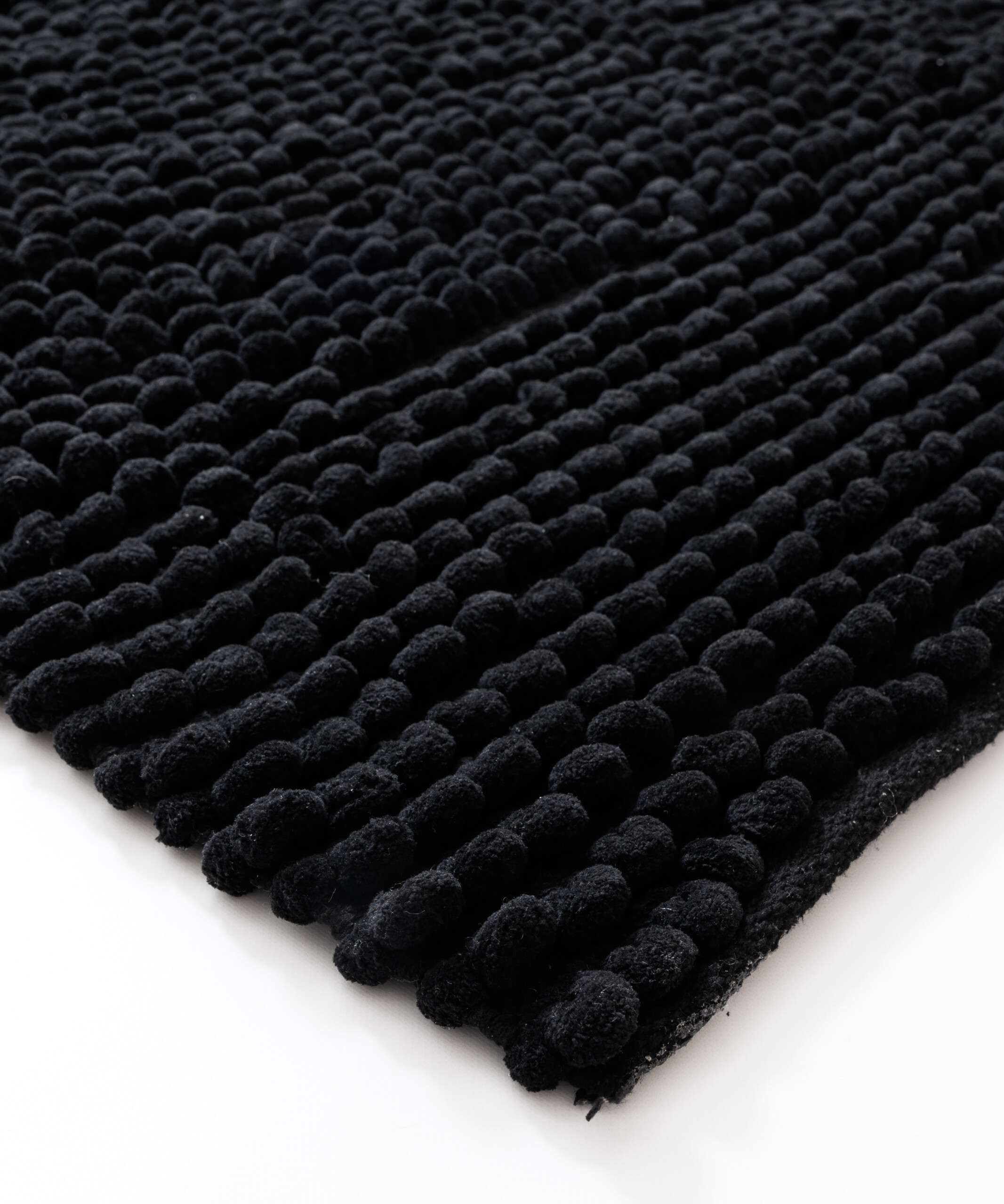Alfombra de baño - Sensa negro - close up Alfombra de baño - Sensa negro - close up