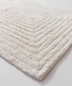 Badematte - Stille Elfenbein - close up
