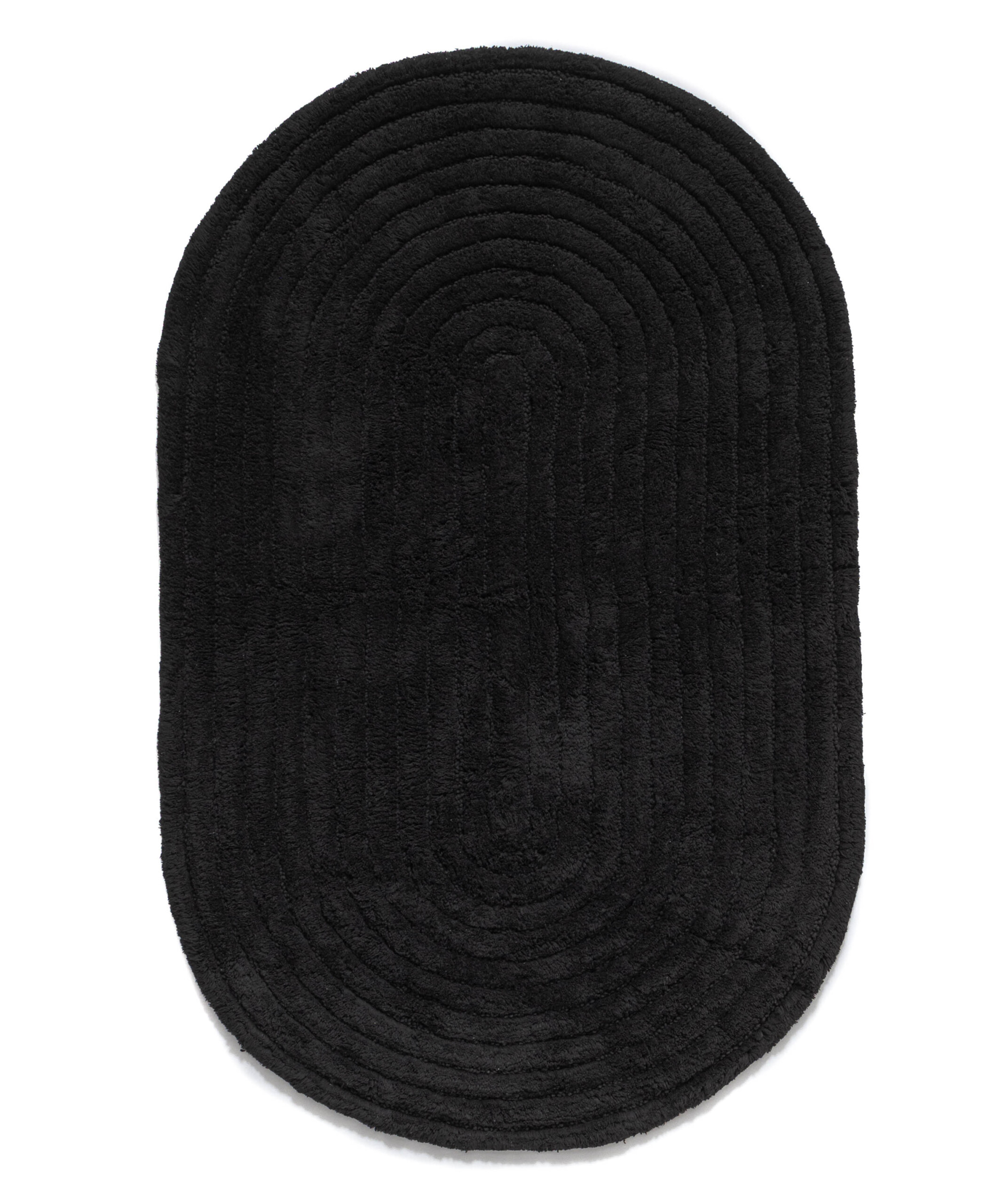Ovale Badematte - Stille Schwarz - overzicht Ovale Badematte - Stille Schwarz - overzicht