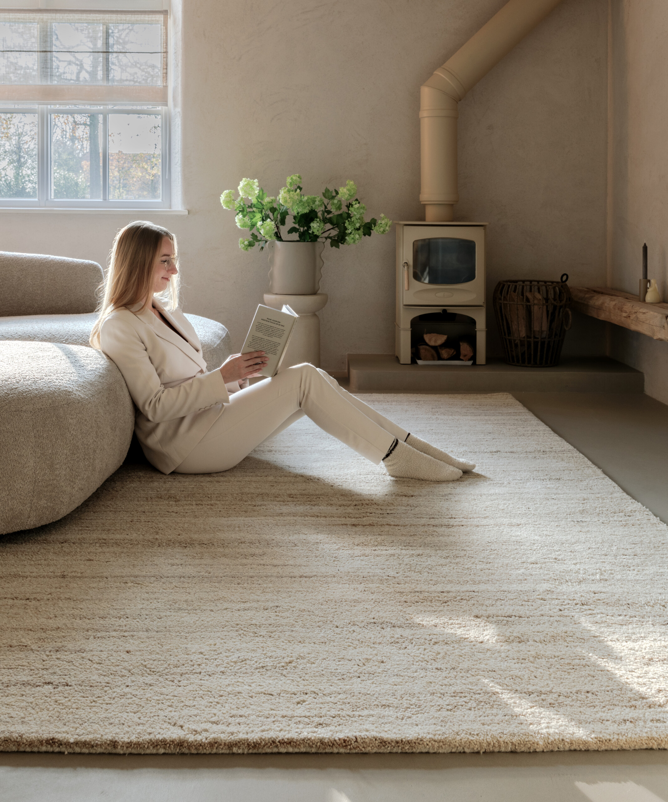 Alfombra bereber - Nomad beige - sfeer Alfombra bereber - Nomad beige - sfeer