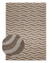 Alfombra exterior - Dunor Ripple marrón/beige - overzicht, thumbnail