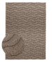 Alfombra exterior - Dunor Ripple marrón - overzicht, thumbnail