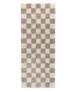 Alfombra pasillo de ajedrez - Check marfil/beige - overzicht, thumbnail