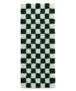 Alfombra pasillo de ajedrez - Check marfil/jade - overzicht, thumbnail
