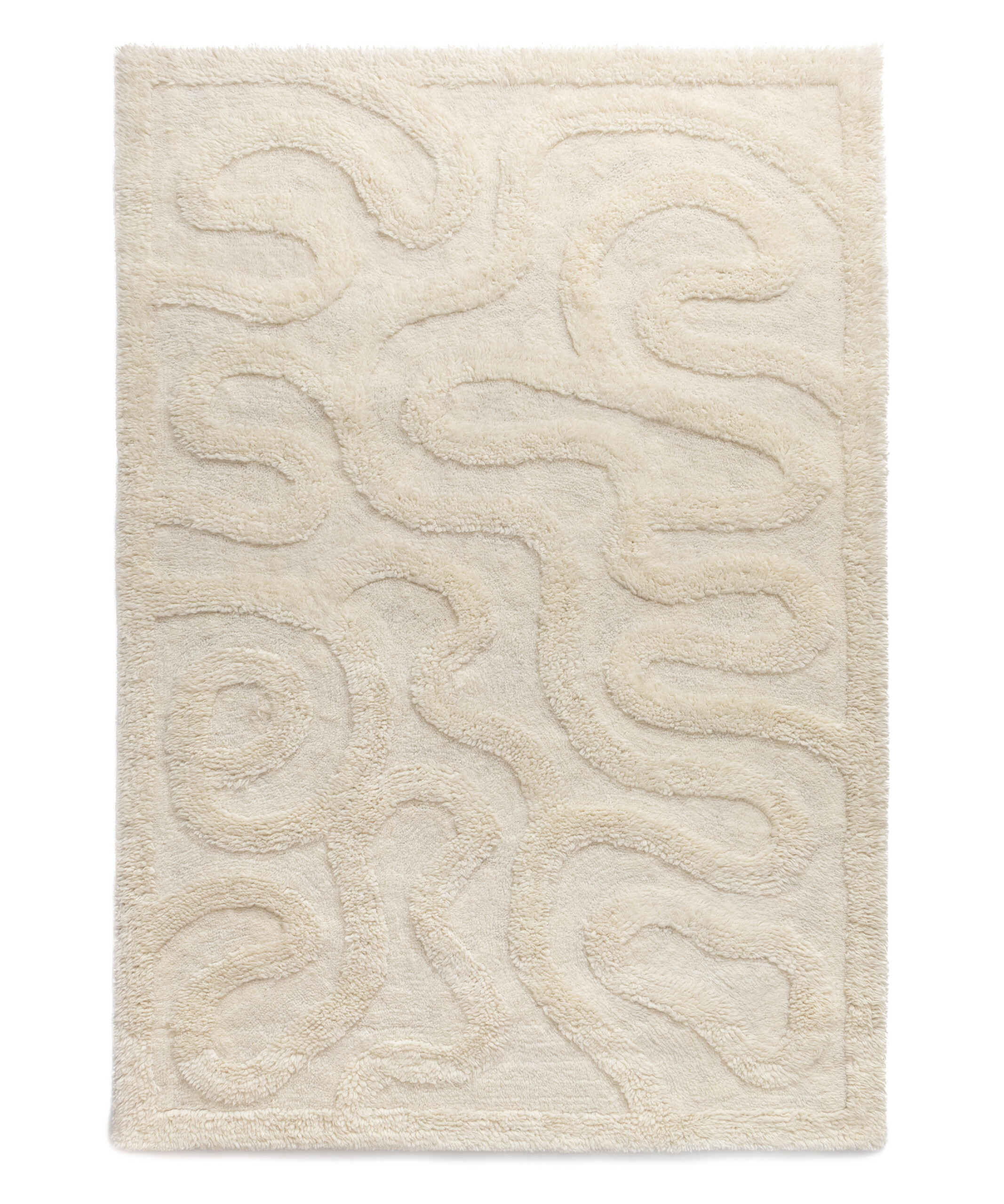 Alfombra de diseño - Tjørne Bris marfil - overzicht Alfombra de diseño - Tjørne Bris marfil - overzicht