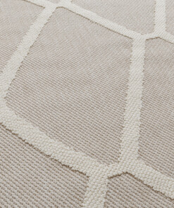 Alfombra yute exterior - Dunor Nova natural/blanco - close up, thumbnail Alfombra yute exterior - Dunor Nova natural/blanco - close up, thumbnail