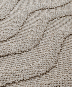 Alfombra exterior - Dunor Ripple beige - close up, thumbnail Alfombra exterior - Dunor Ripple beige - close up, thumbnail