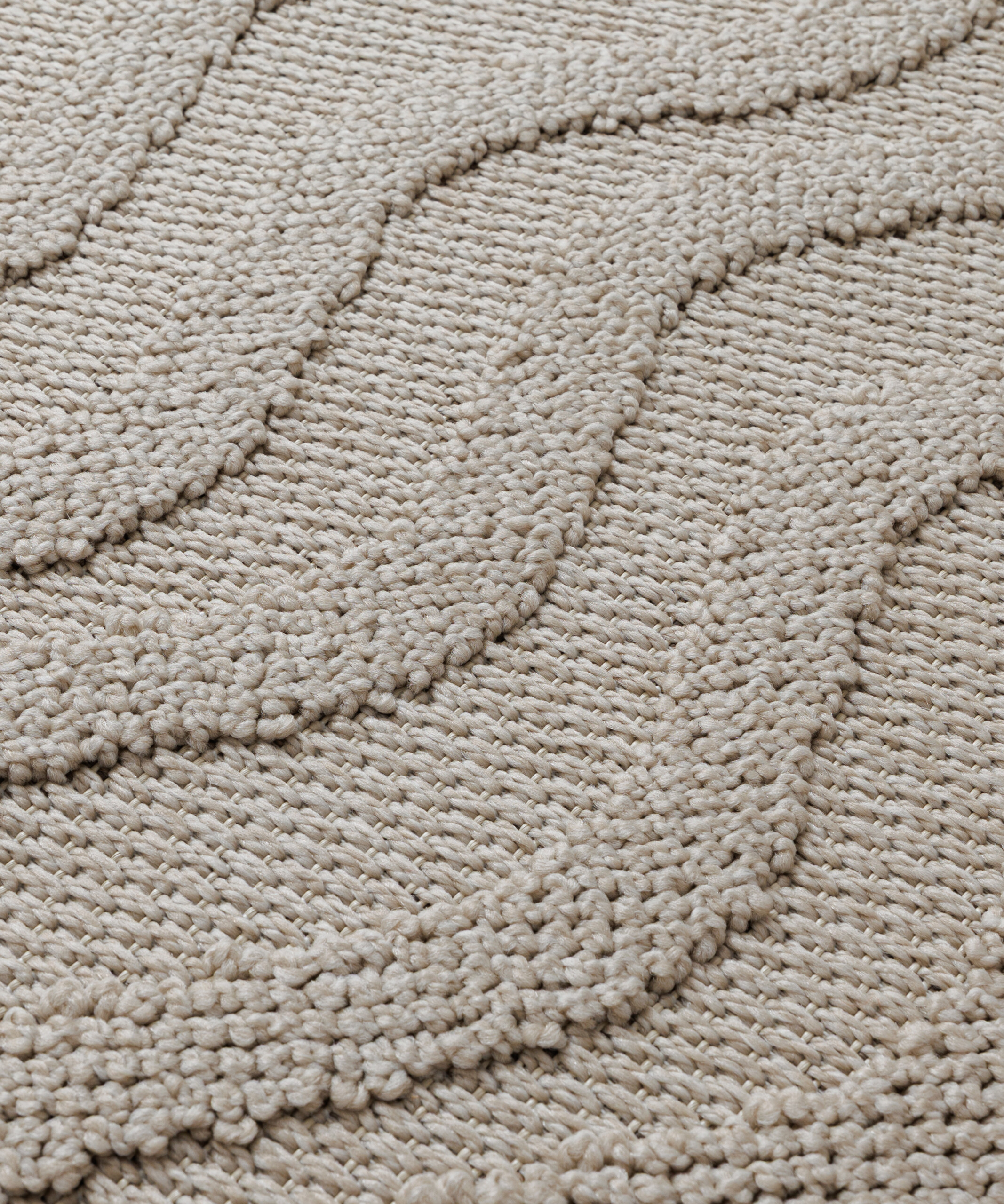 Alfombra exterior - Dunor Ripple beige - close up Alfombra exterior - Dunor Ripple beige - close up