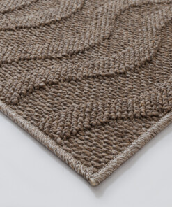 Alfombra exterior - Dunor Ripple marrón - close up, thumbnail Alfombra exterior - Dunor Ripple marrón - close up, thumbnail
