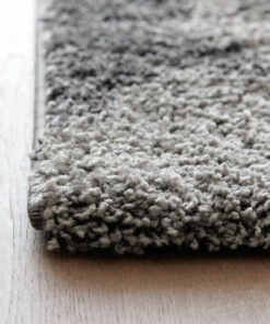 Alfombra de pelo largo Marble Artisan - Gris - close up, thumbnail Alfombra de pelo largo Marble Artisan - Gris - close up, thumbnail